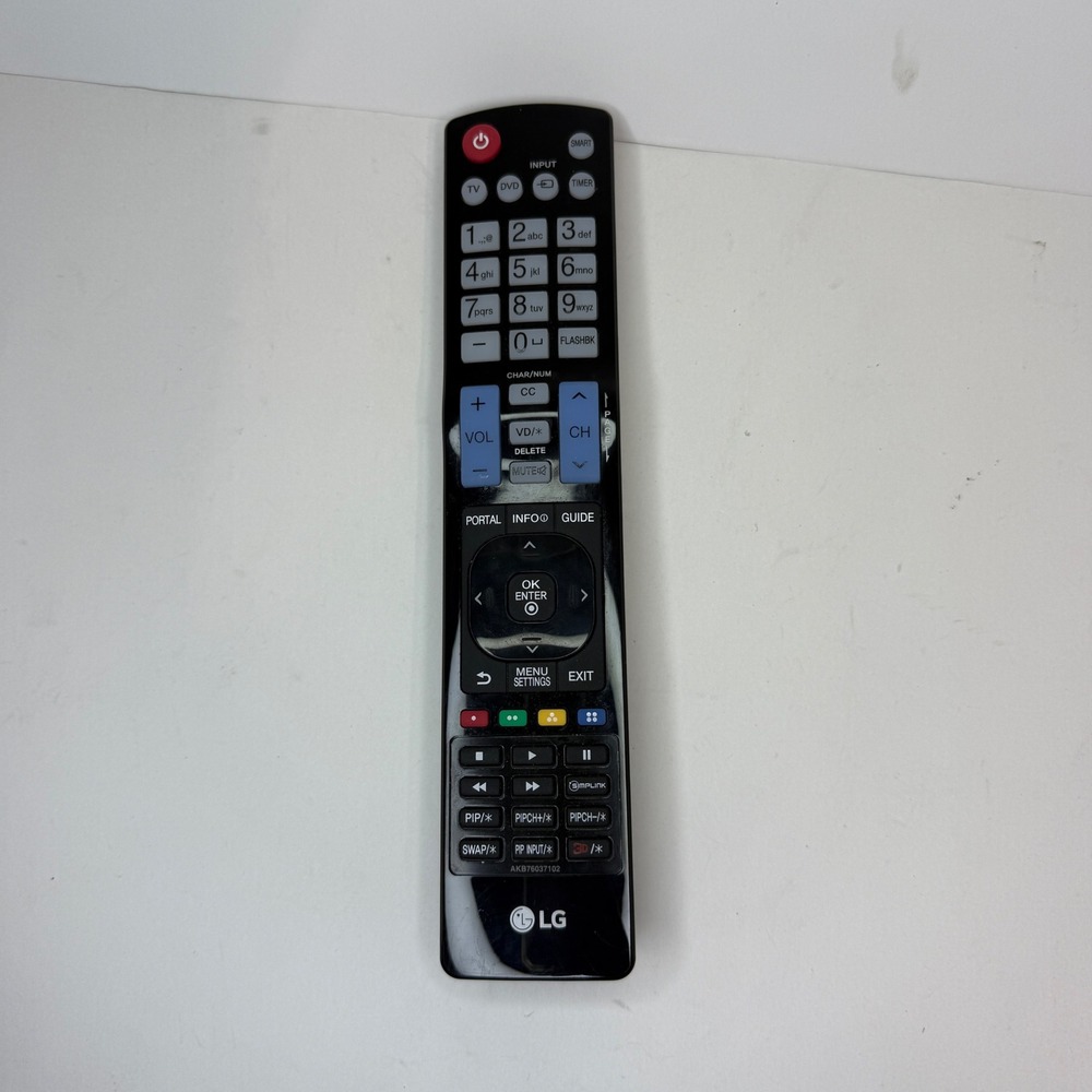 LG AKB76037102 TV Remote Control Genuine‎ OEM Black Smart TV Replacement